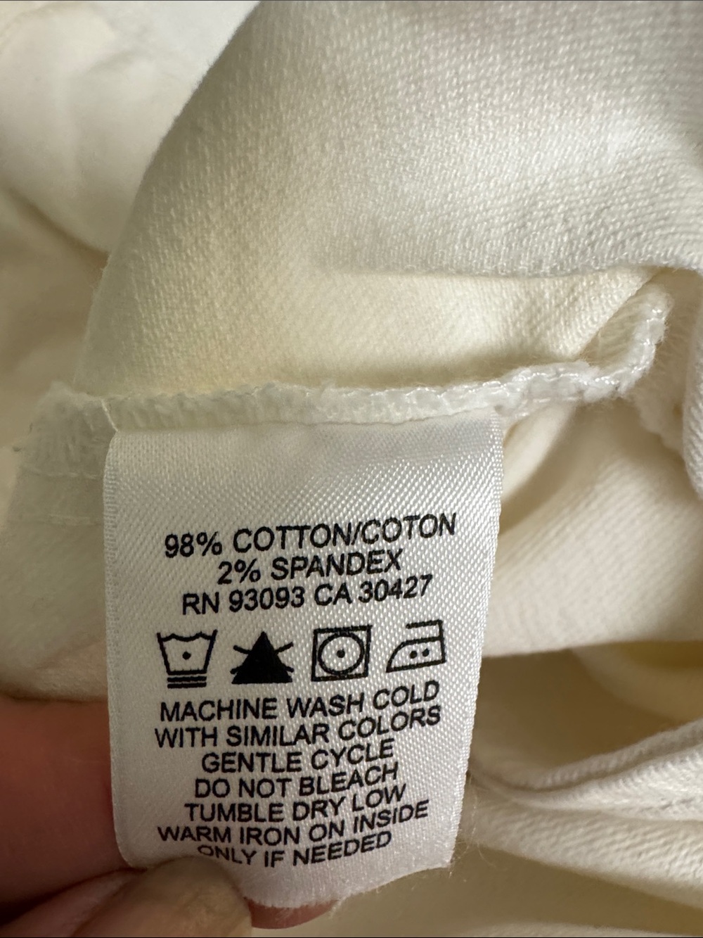 NIC+ZOE Ivory Cropped Pants - Picture 6 of 7